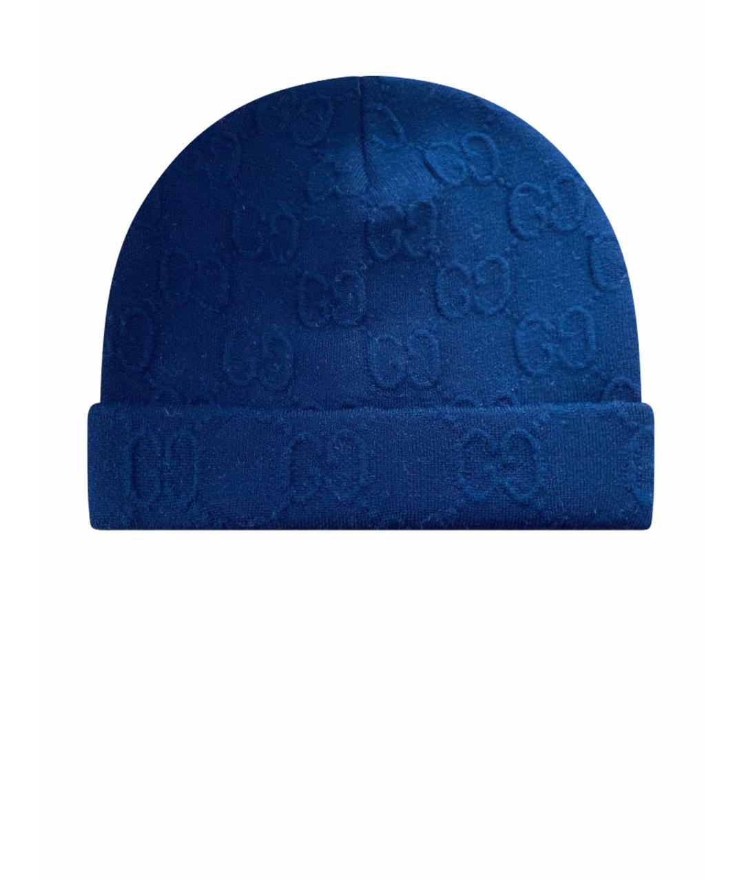 GUCCI Темно-синяя шапка, фото 1