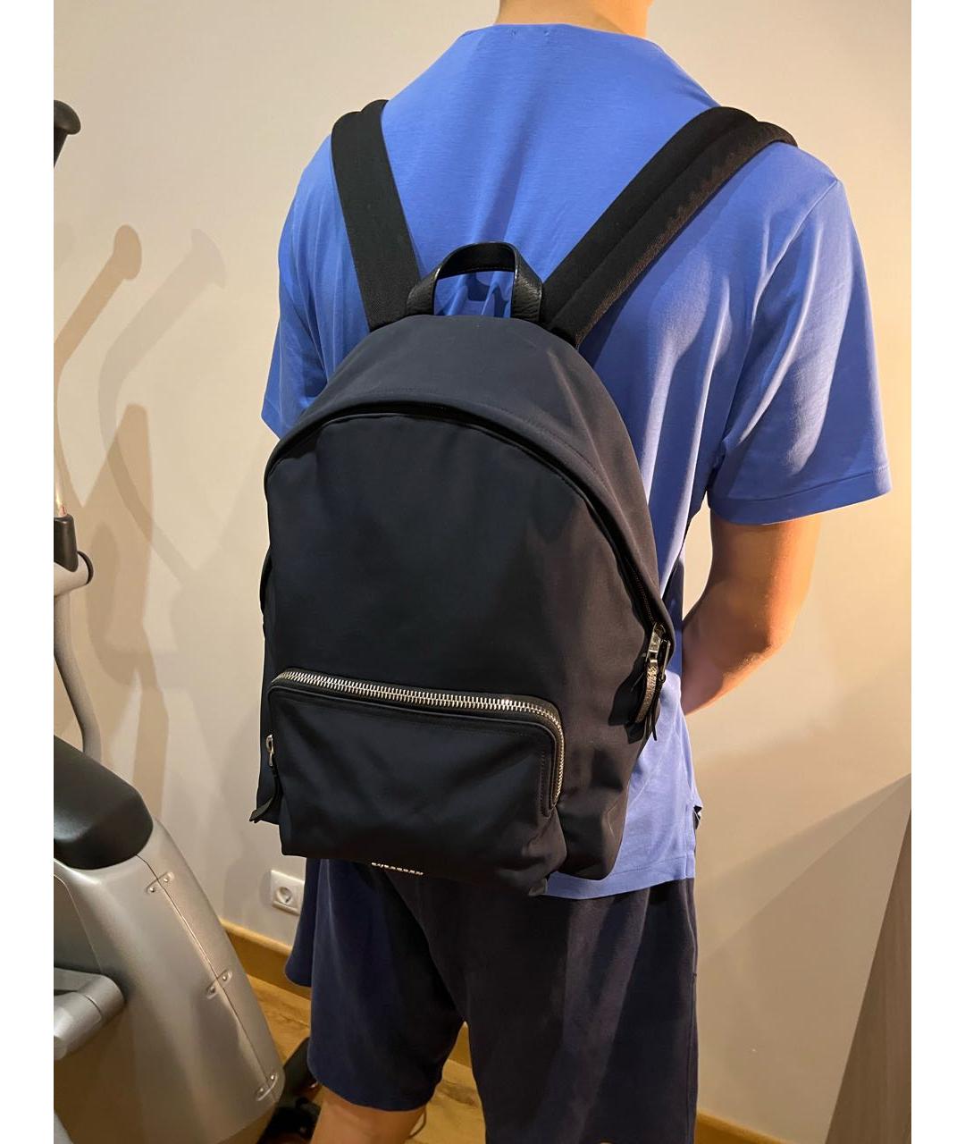 BURBERRY Темно-синий рюкзак, фото 2