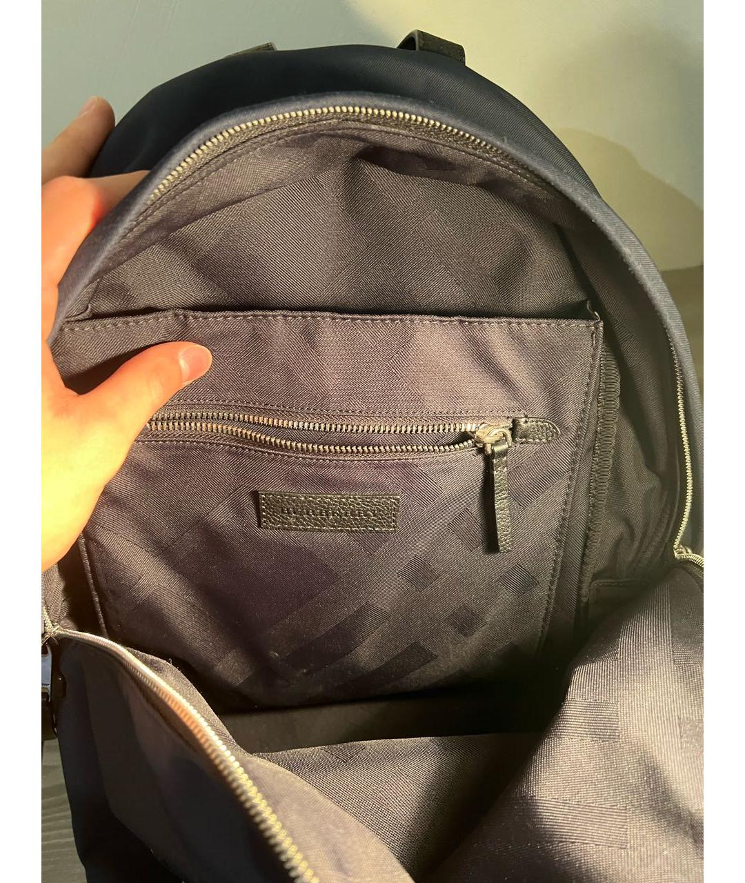 BURBERRY Темно-синий рюкзак, фото 5