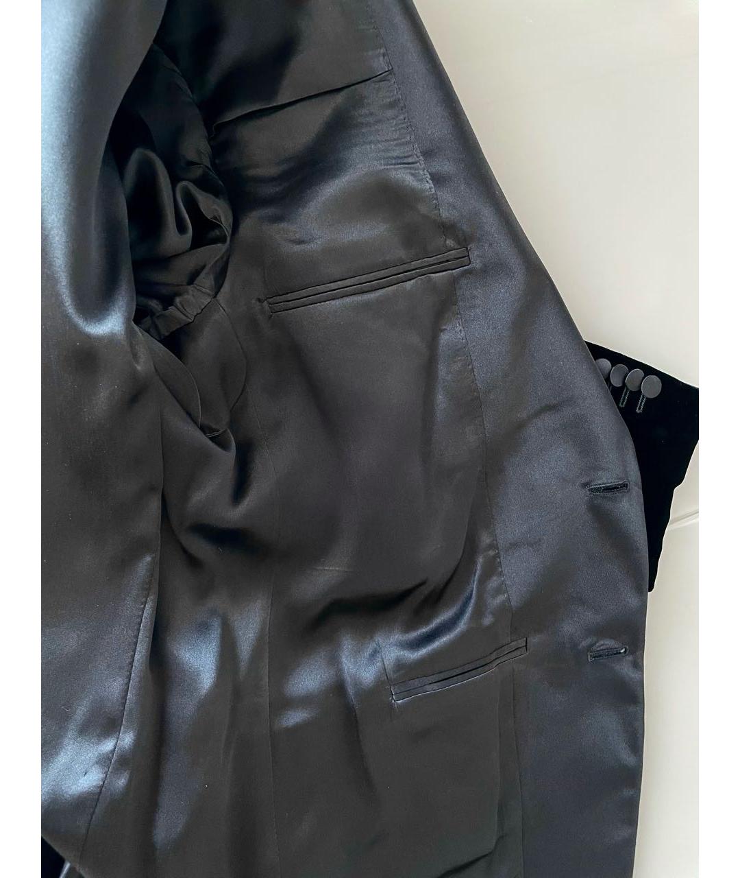 GIORGIO ARMANI Черный бархатный пиджак, фото 6