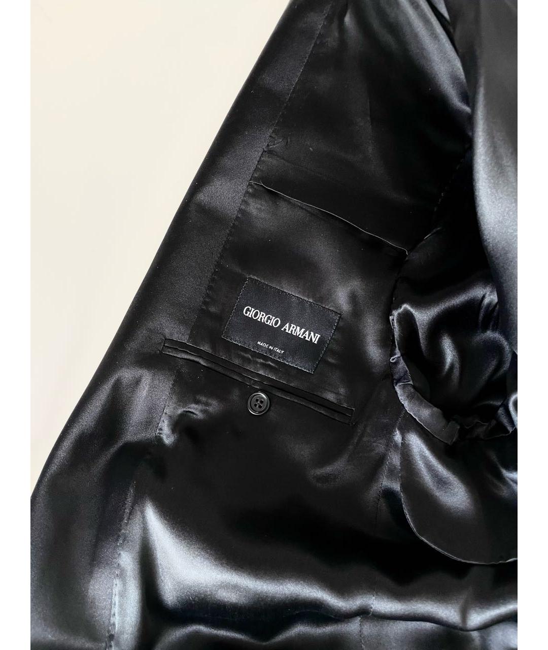 GIORGIO ARMANI Черный бархатный пиджак, фото 5