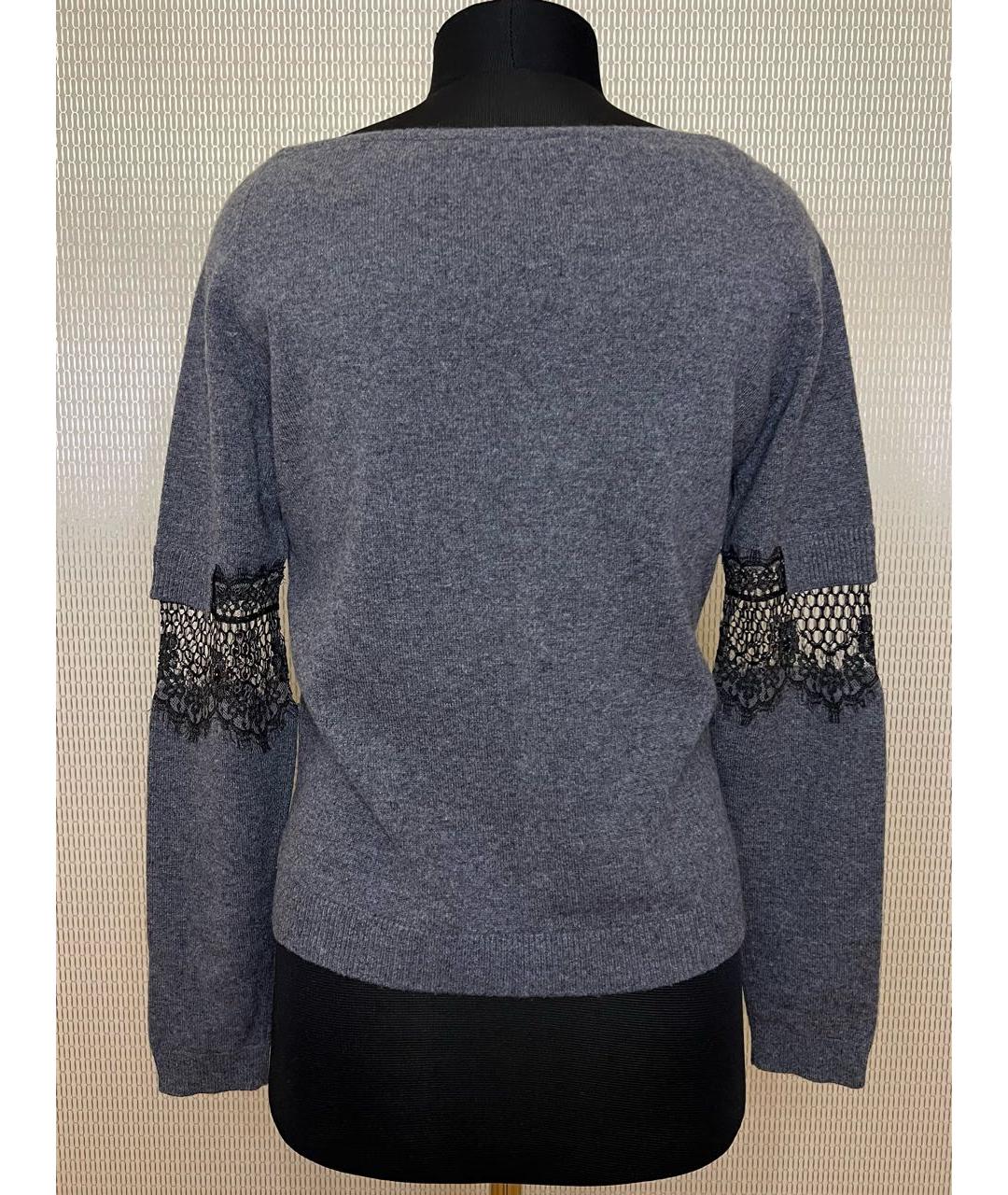 DOROTHEE SCHUMACHER Серый кашемировый джемпер / свитер, фото 3