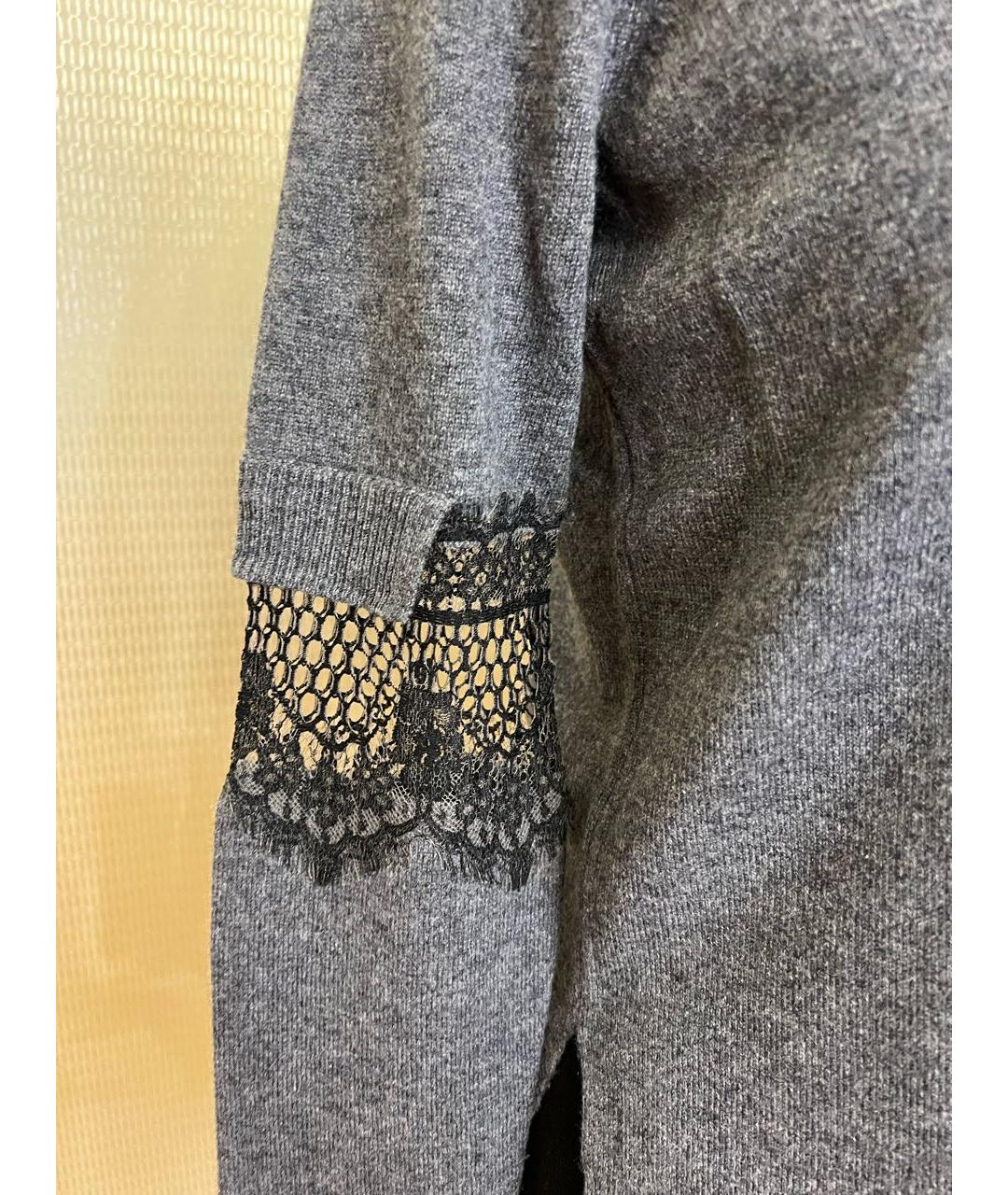 DOROTHEE SCHUMACHER Серый кашемировый джемпер / свитер, фото 2