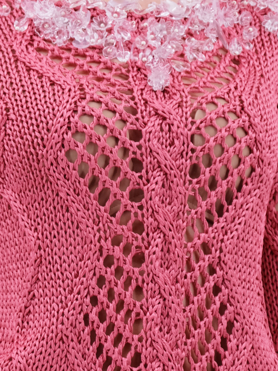 ERMANNO SCERVINO Розовый вискозный джемпер / свитер, фото 4