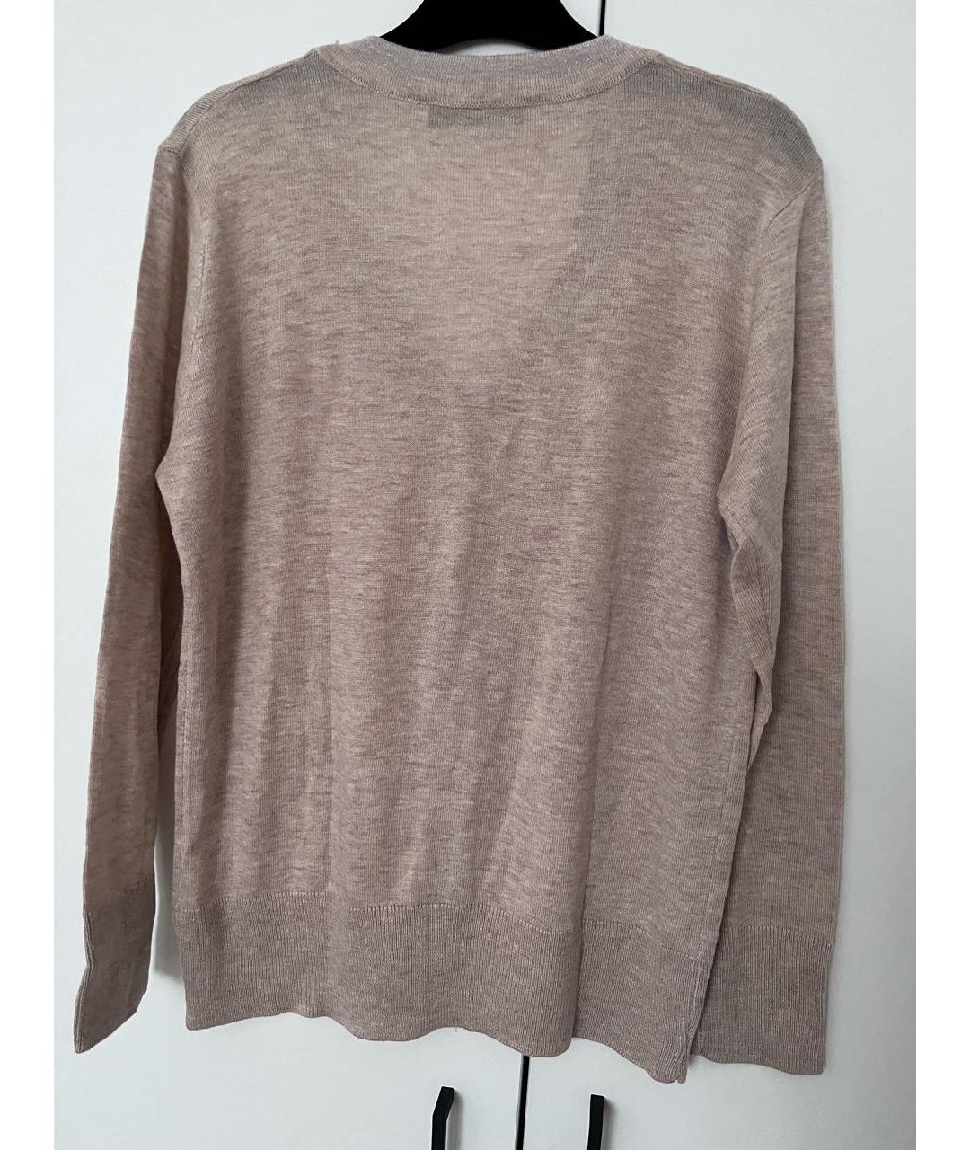 YVES SAINT LAURENT VINTAGE Бежевый шерстяной кардиган, фото 2