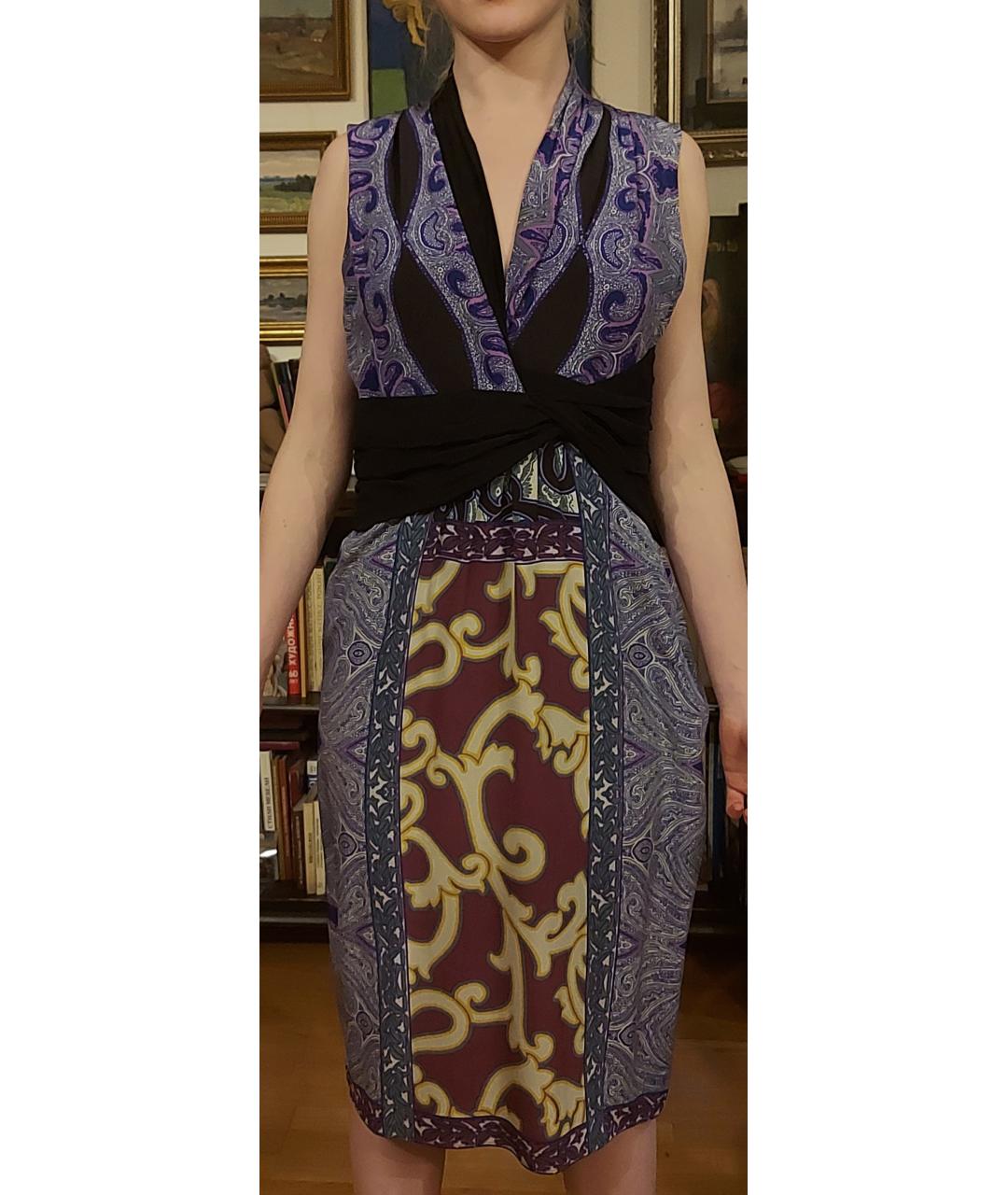 ETRO Шелковое коктейльное платье, фото 5