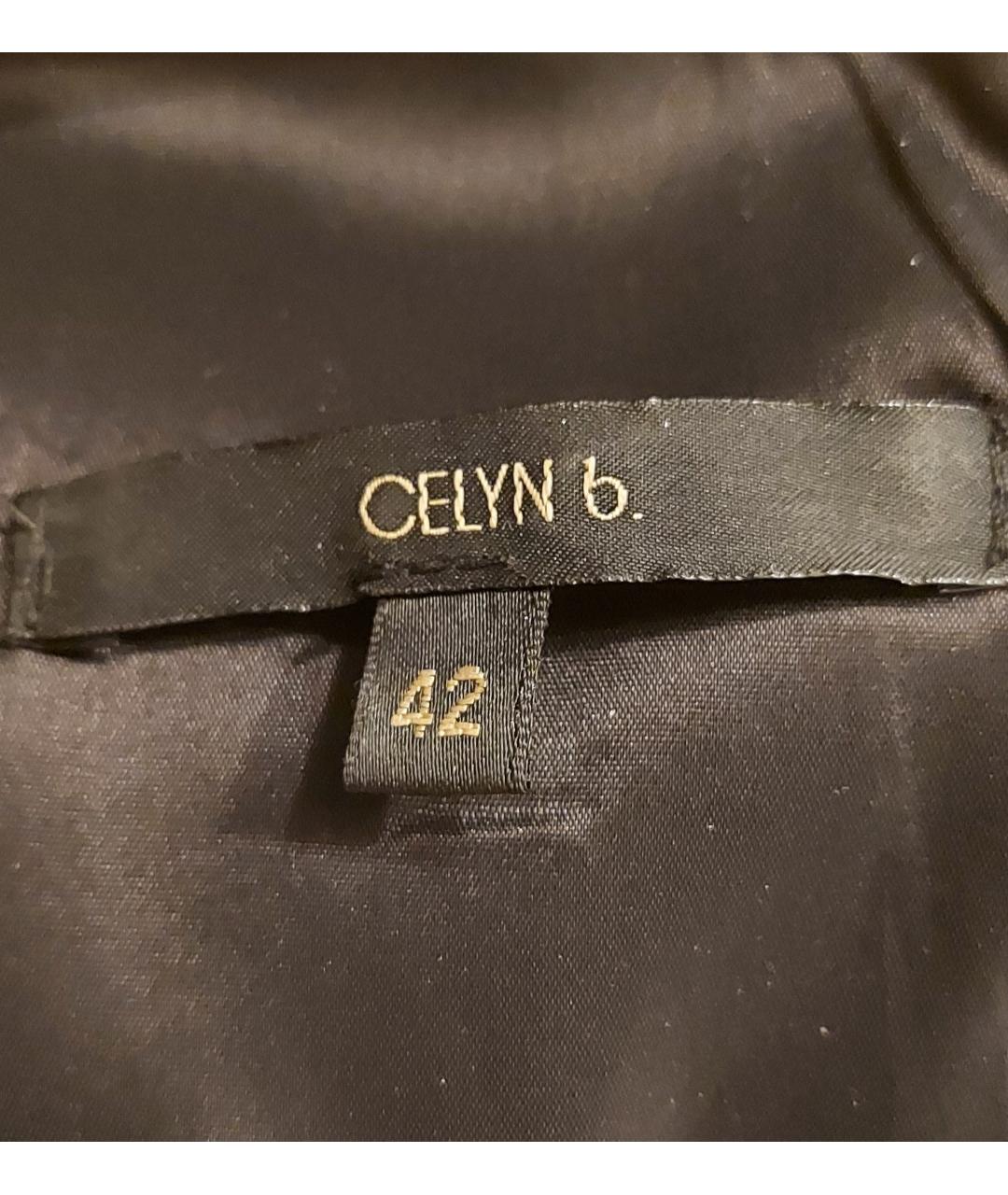 Celyn B Черное полиэстеровое коктейльное платье, фото 3