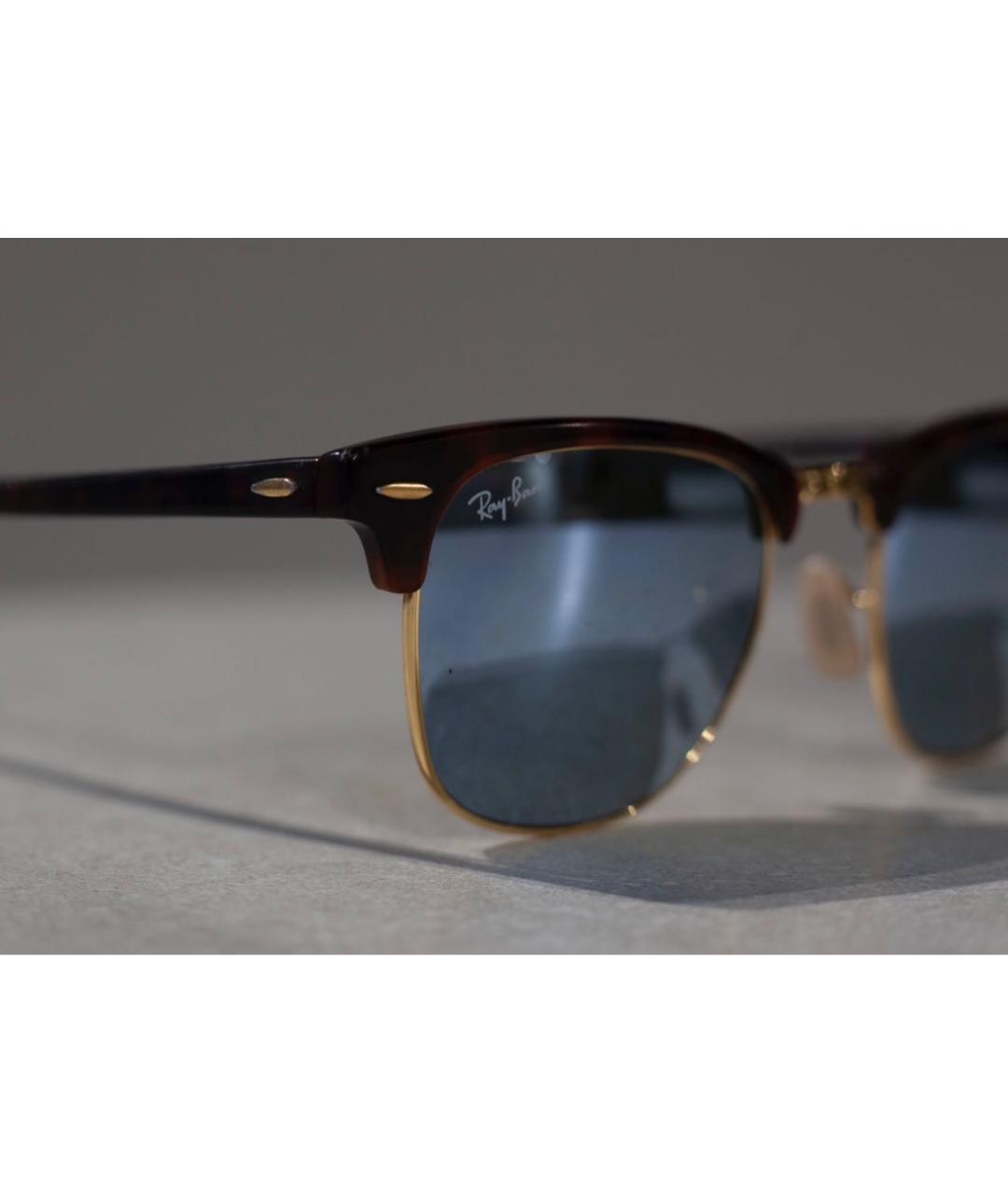 RAY BAN Голубые пластиковые солнцезащитные очки, фото 3