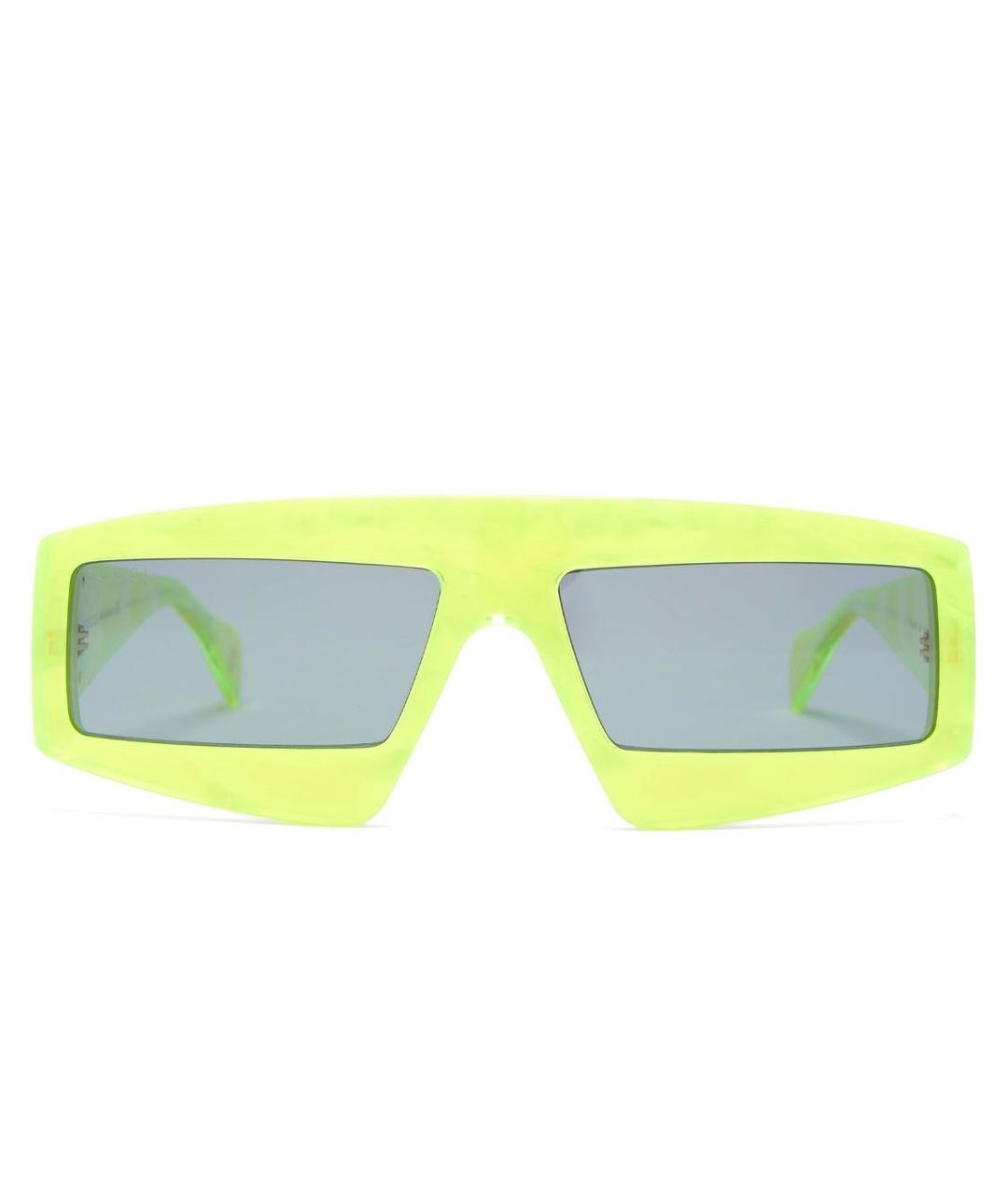 GUCCI Салатовые пластиковые солнцезащитные очки, фото 1