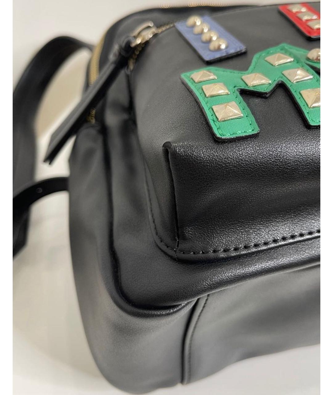 TWIN-SET Черный рюкзак из искусственной кожи, фото 7