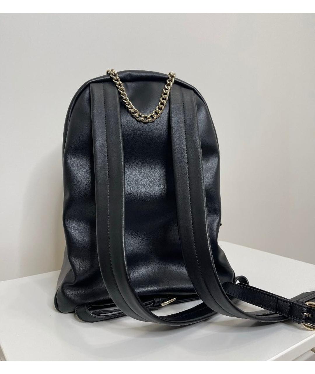 TWIN-SET Черный рюкзак из искусственной кожи, фото 6