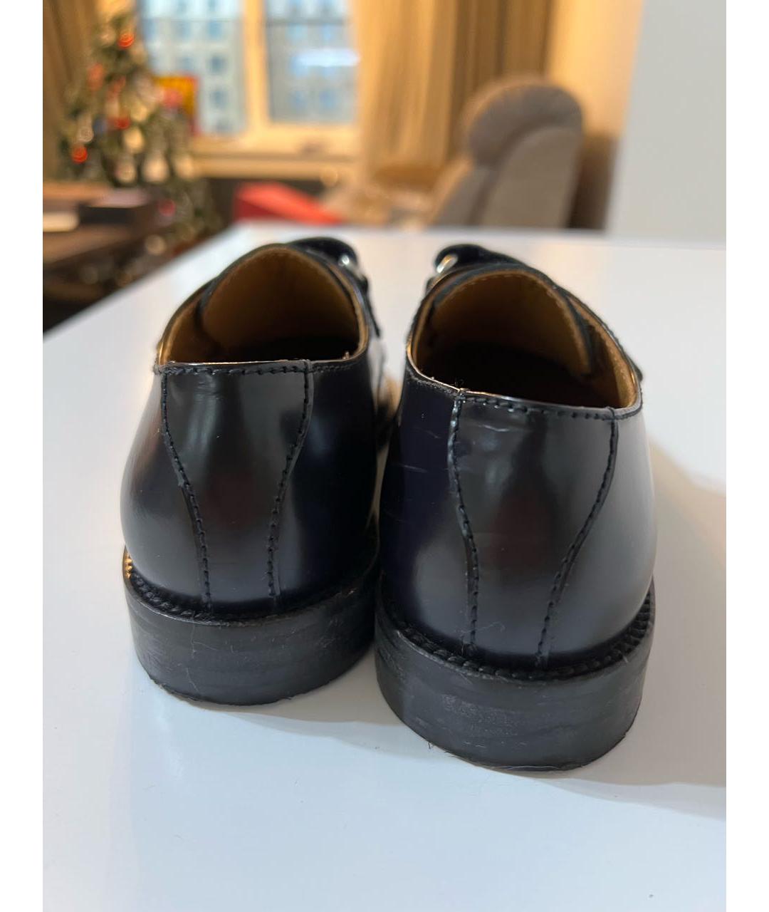 BEBERLIS Темно-синие кожаные ботинки, фото 4