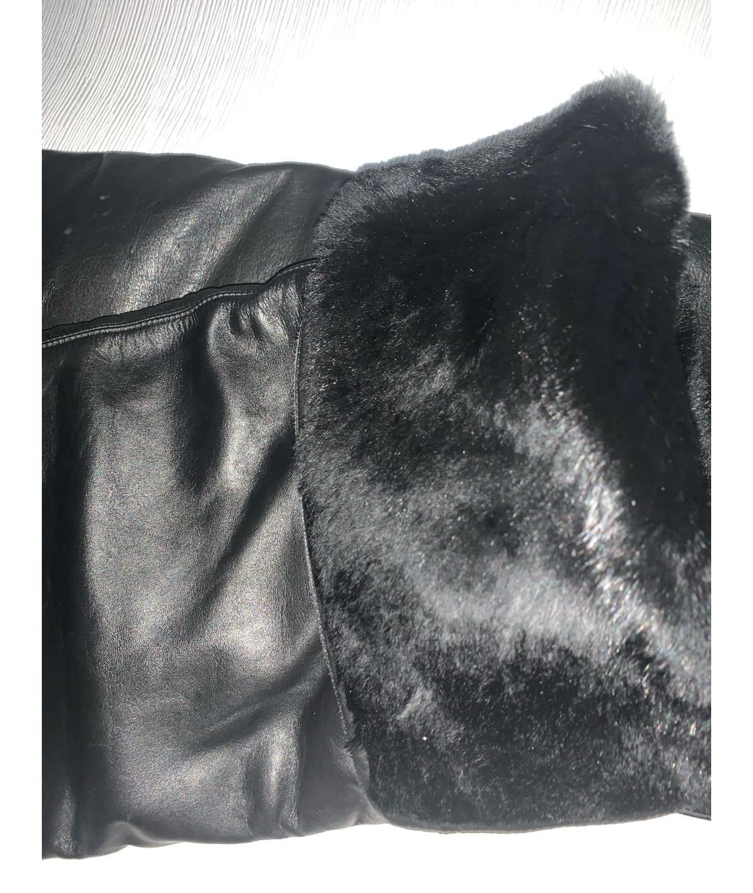 LE SILLA Черные кожаные ботфорты, фото 7
