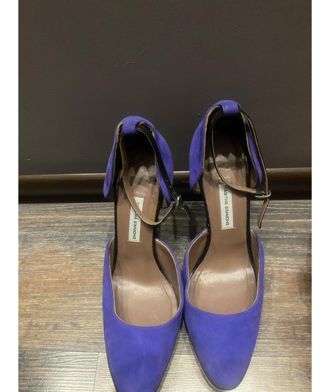 TABITHA SIMMONS Синие замшевые туфли, фото 2