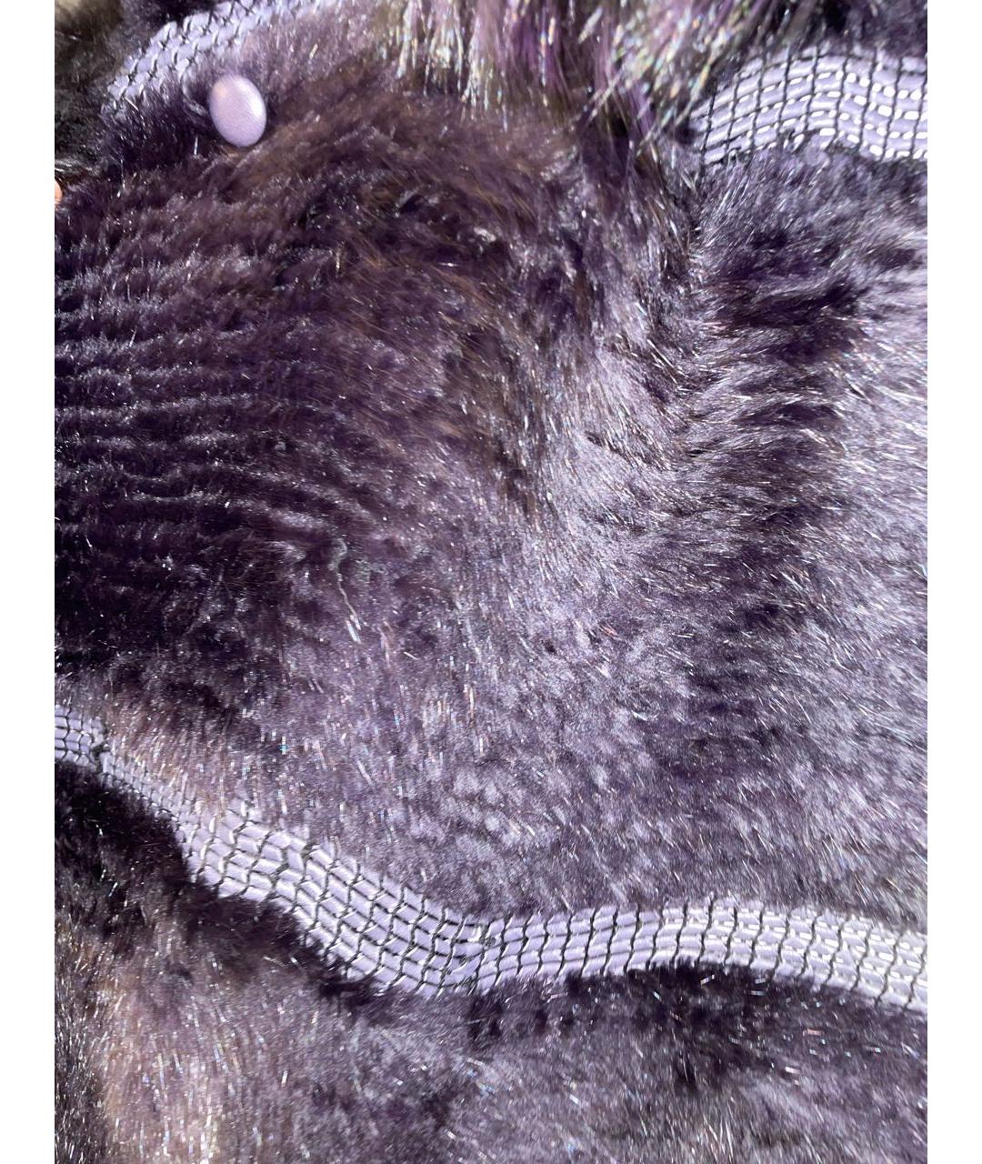 SONIA RYKIEL Фиолетовая меховая шуба, фото 6
