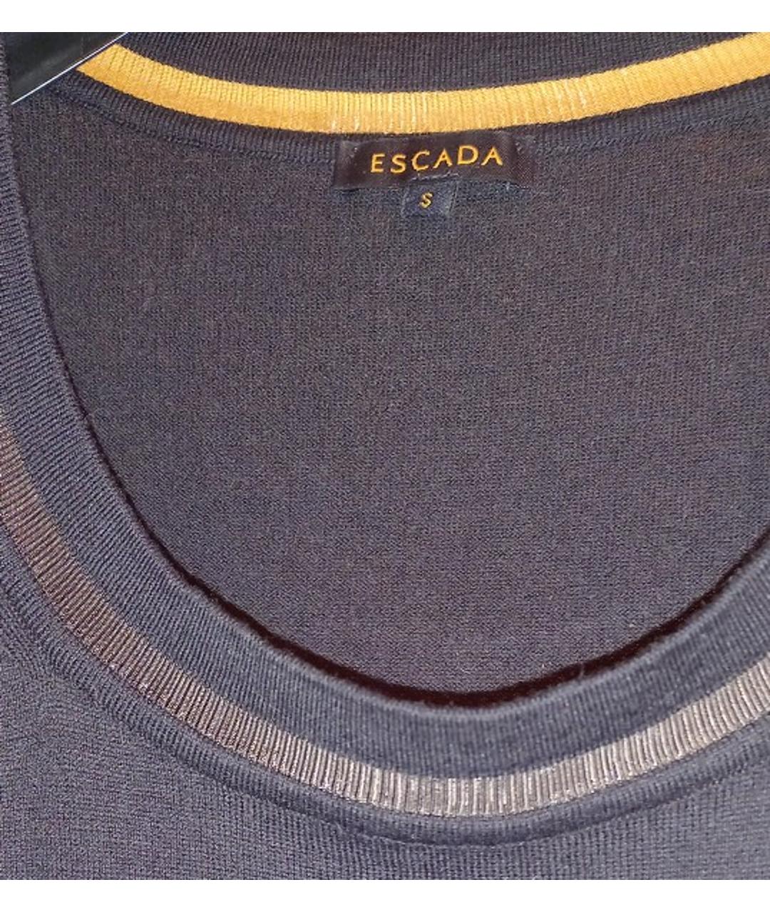 ESCADA Черный шерстяной жилет, фото 5