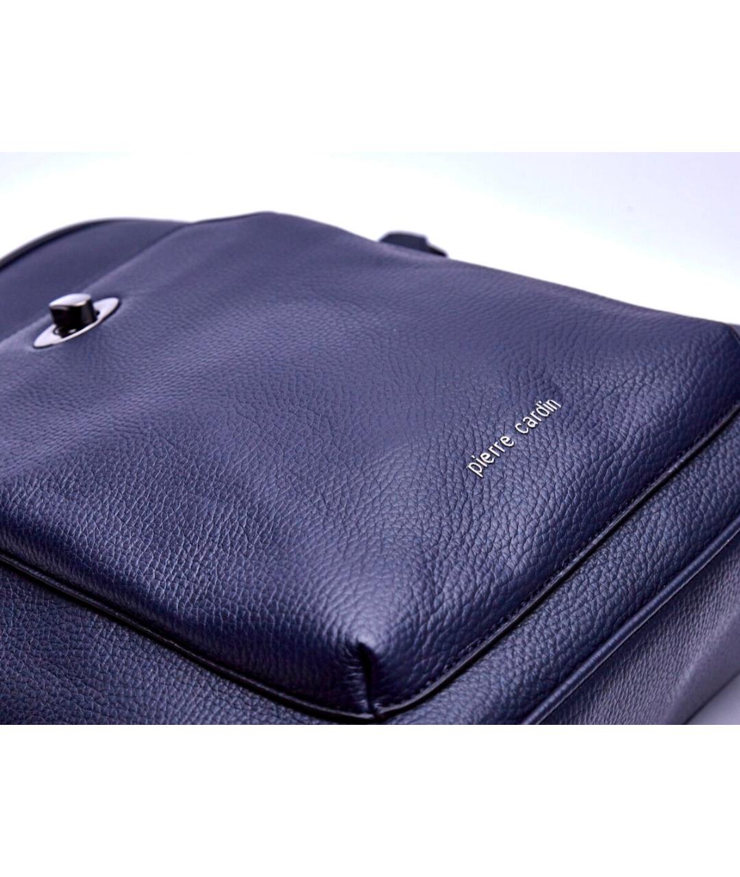 PIERRE CARDIN Темно-синий синтетический рюкзак, фото 3