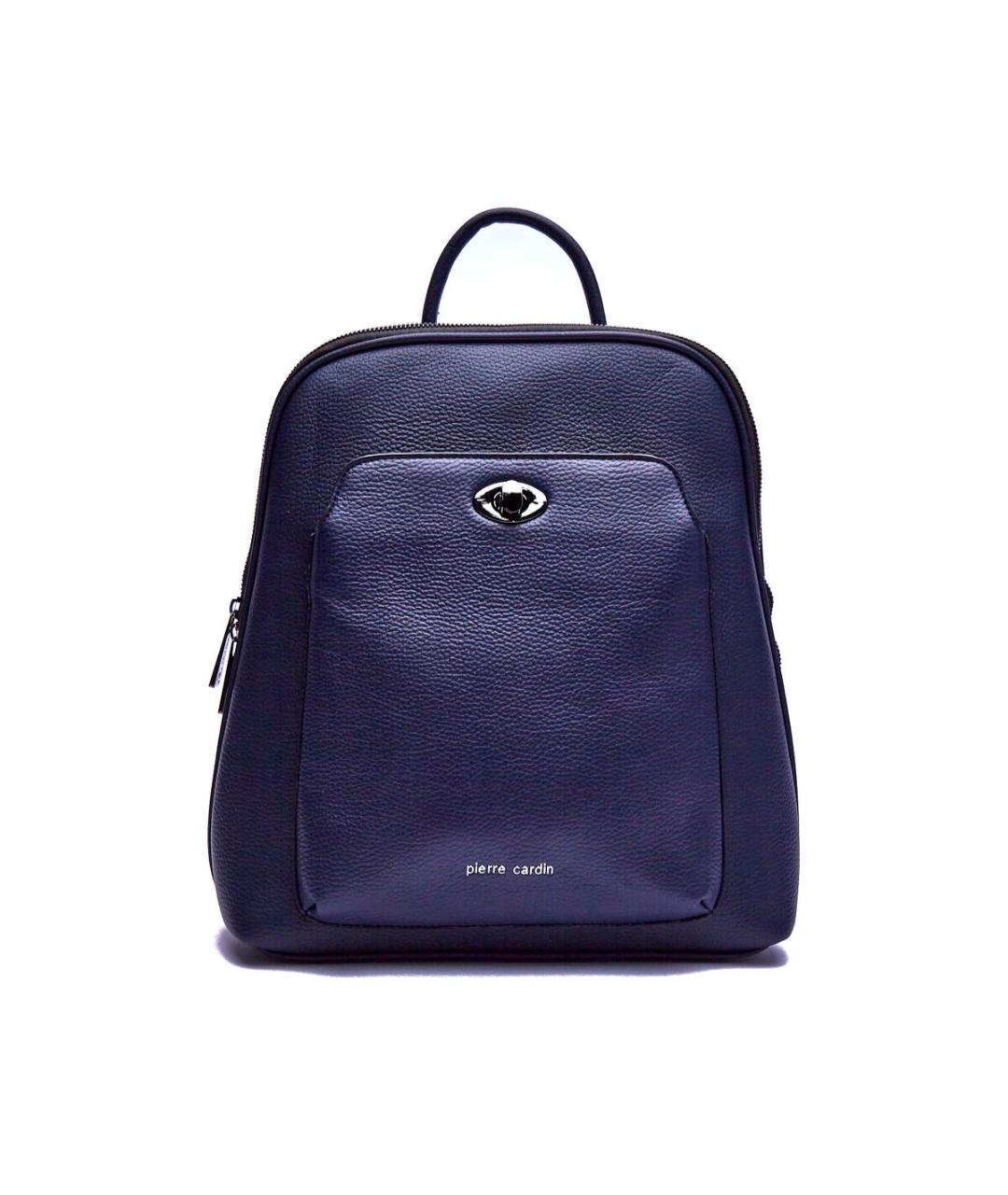 PIERRE CARDIN Темно-синий синтетический рюкзак, фото 1