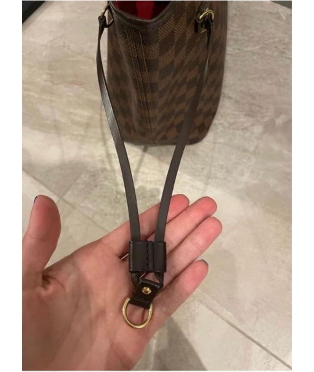 LOUIS VUITTON Коричневая сумка тоут, фото 2