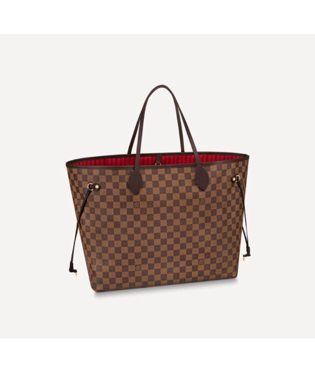 LOUIS VUITTON Коричневая сумка тоут, фото 3