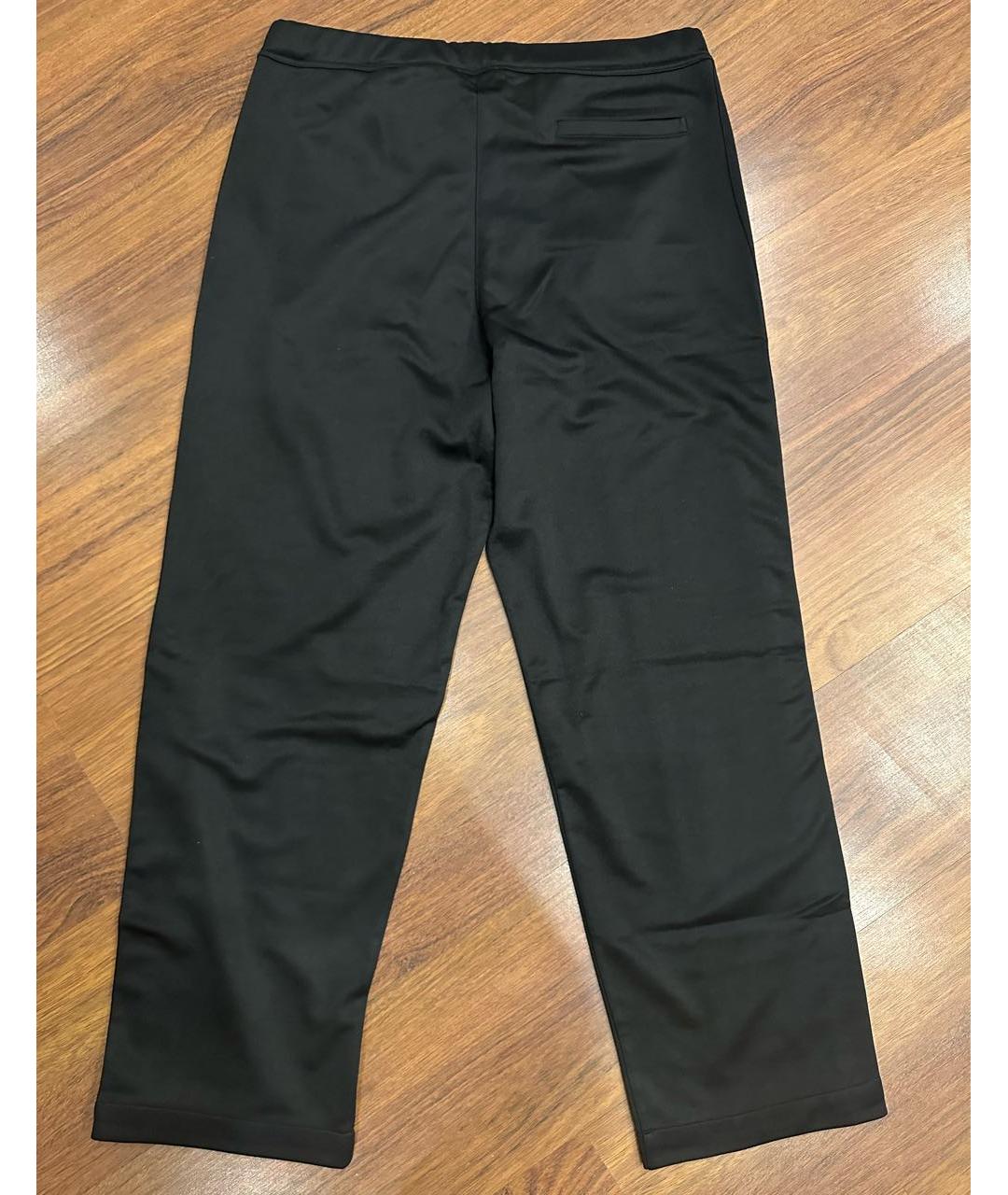 DUNHILL Черные полиэстеровые повседневные брюки, фото 2