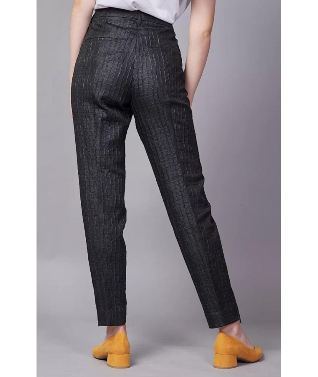 DOROTHEE SCHUMACHER Черные вискозные прямые брюки, фото 2
