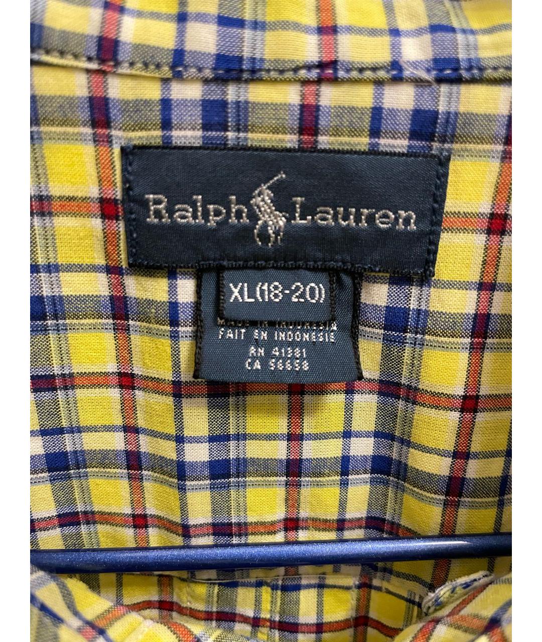 POLO RALPH LAUREN Мульти хлопковая детская рубашка, фото 4