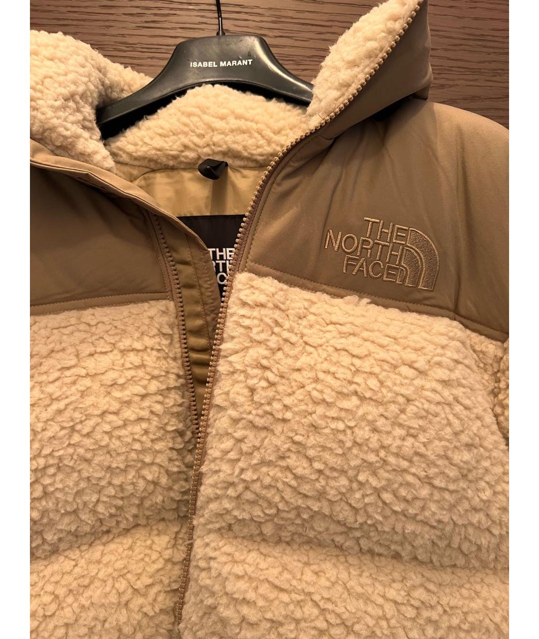 THE NORTH FACE Бежевый пуховик, фото 4