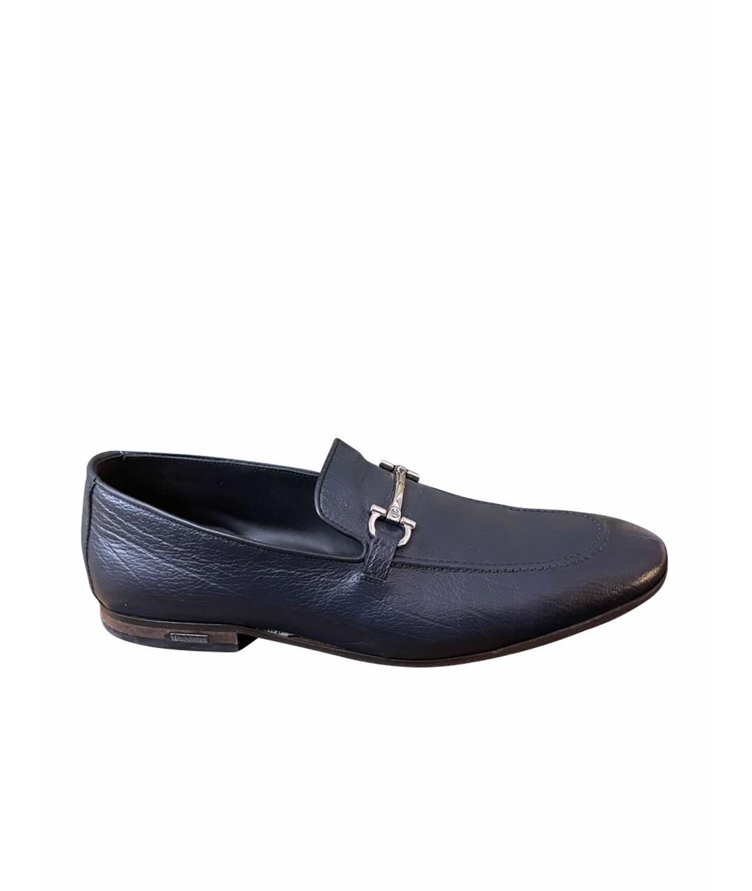 BALDININI Темно-синие кожаные туфли, фото 1