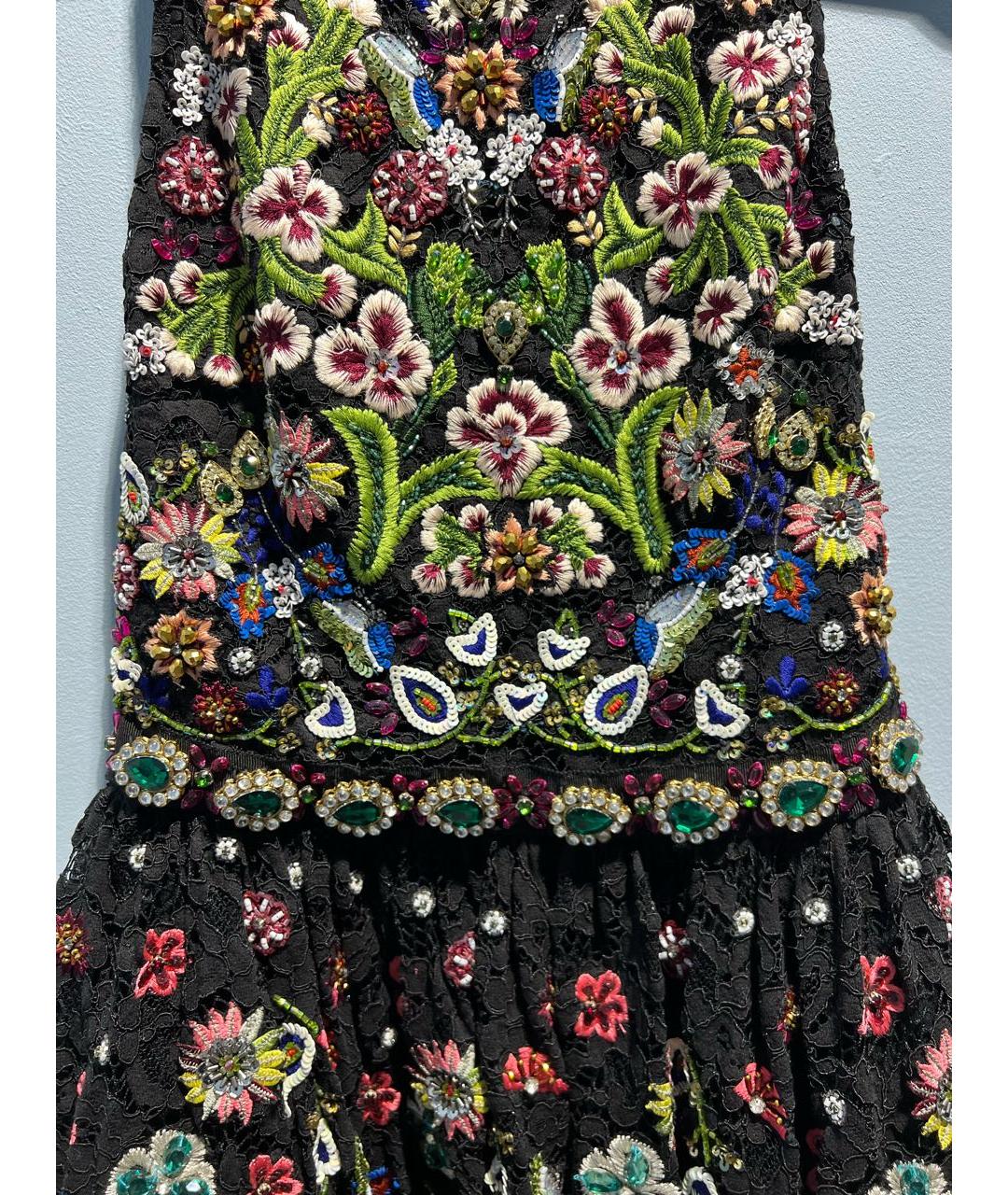 ALICE+OLIVIA Мульти шелковое вечернее платье, фото 4