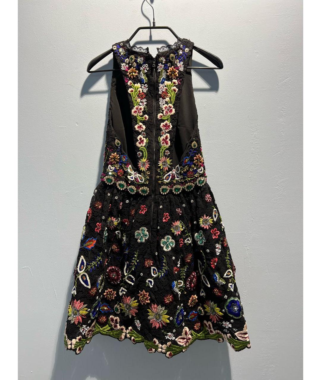 ALICE+OLIVIA Мульти шелковое вечернее платье, фото 2