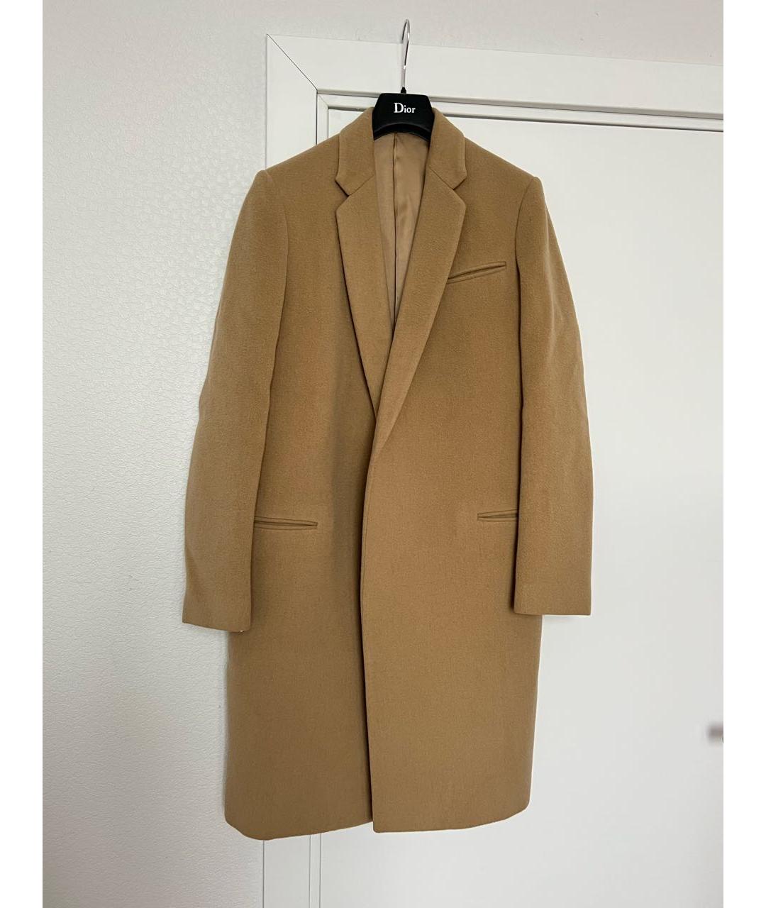 CELINE PRE-OWNED Коричневое шерстяное пальто, фото 4