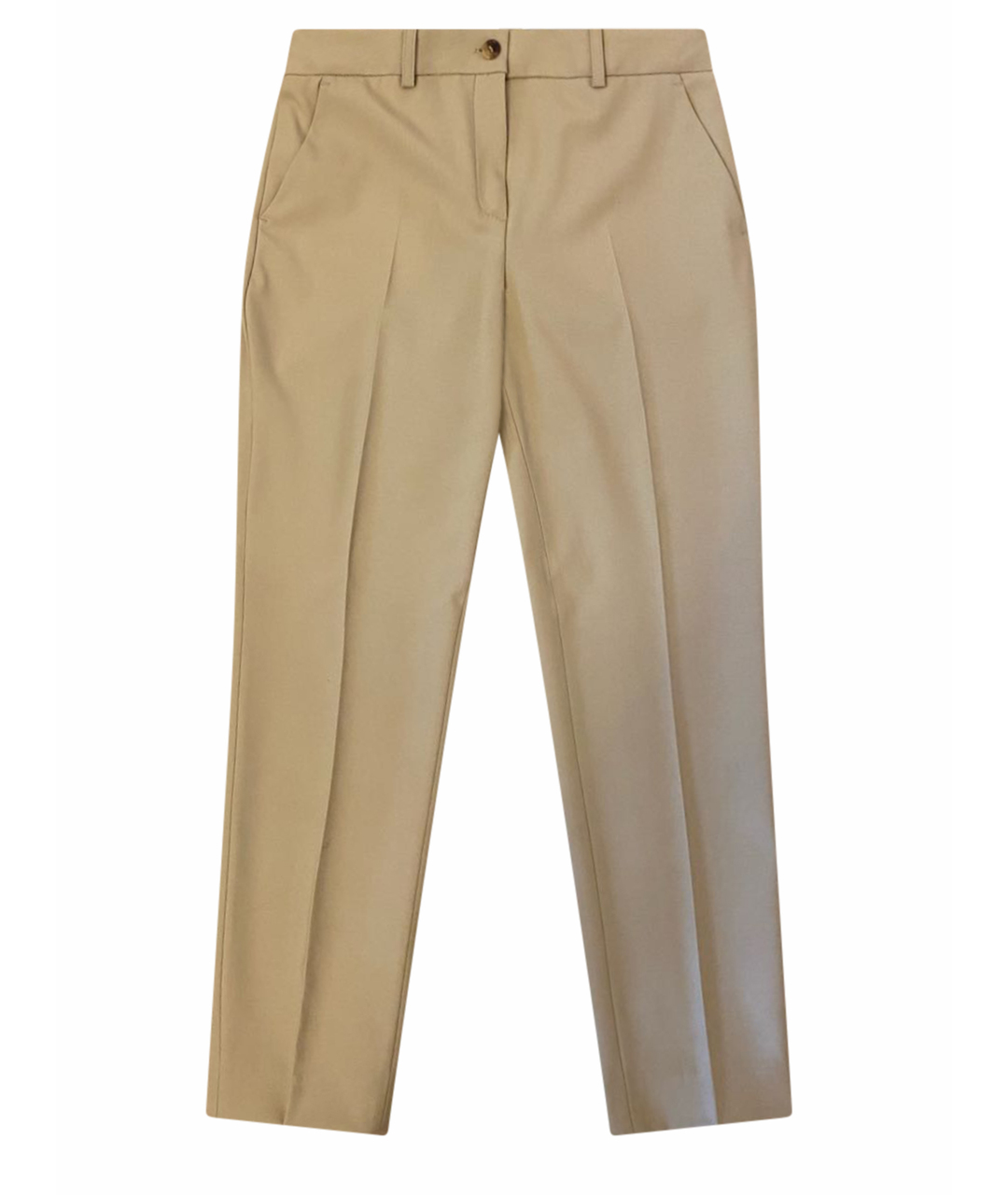 MICHAEL KORS Бежевые прямые брюки, фото 1