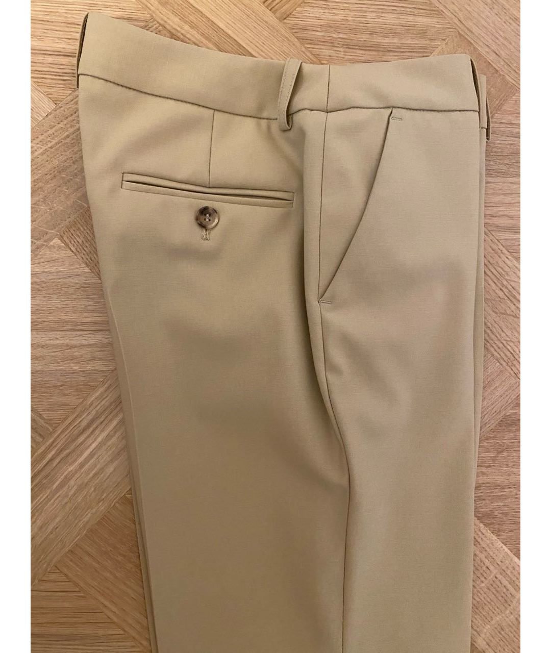 MICHAEL KORS Бежевые прямые брюки, фото 5