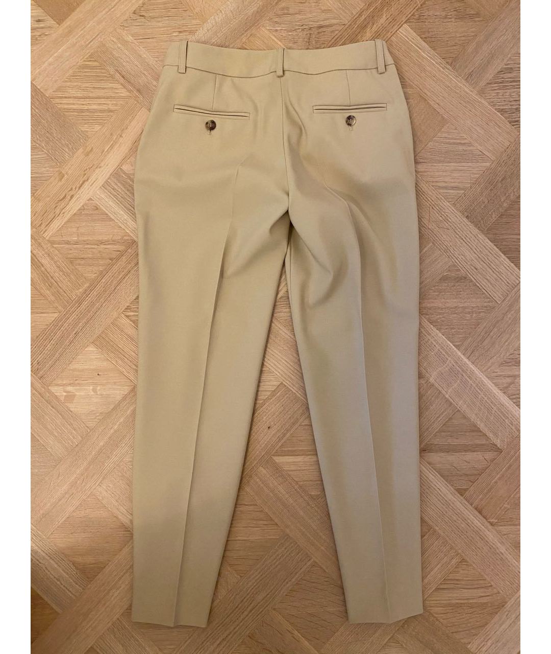 MICHAEL KORS Бежевые прямые брюки, фото 3