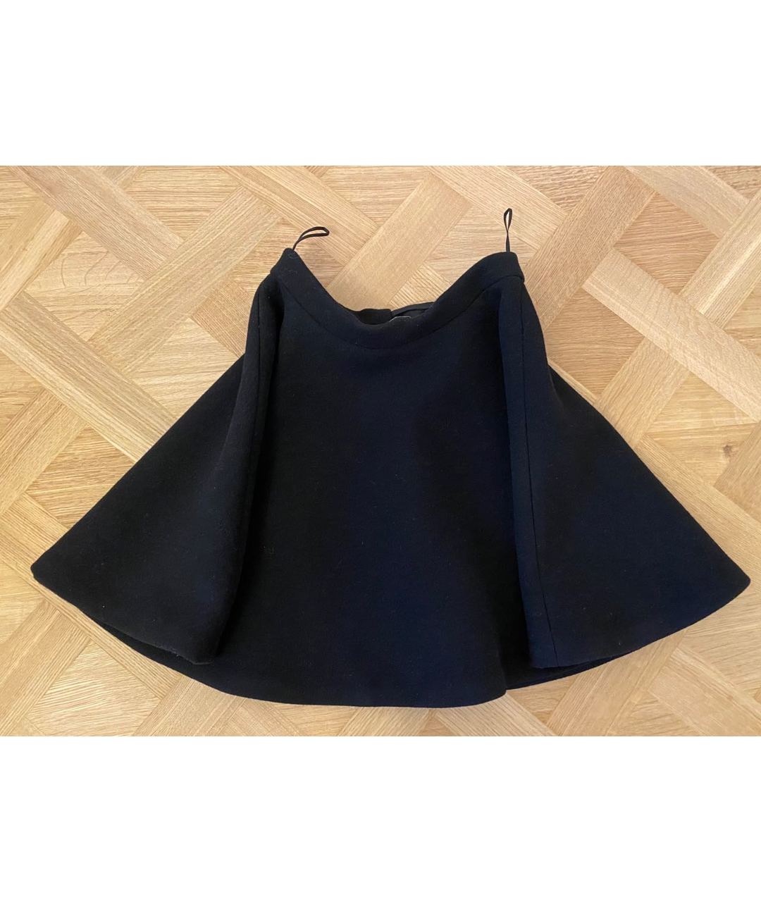 MIU MIU Темно-синяя юбка мини, фото 2