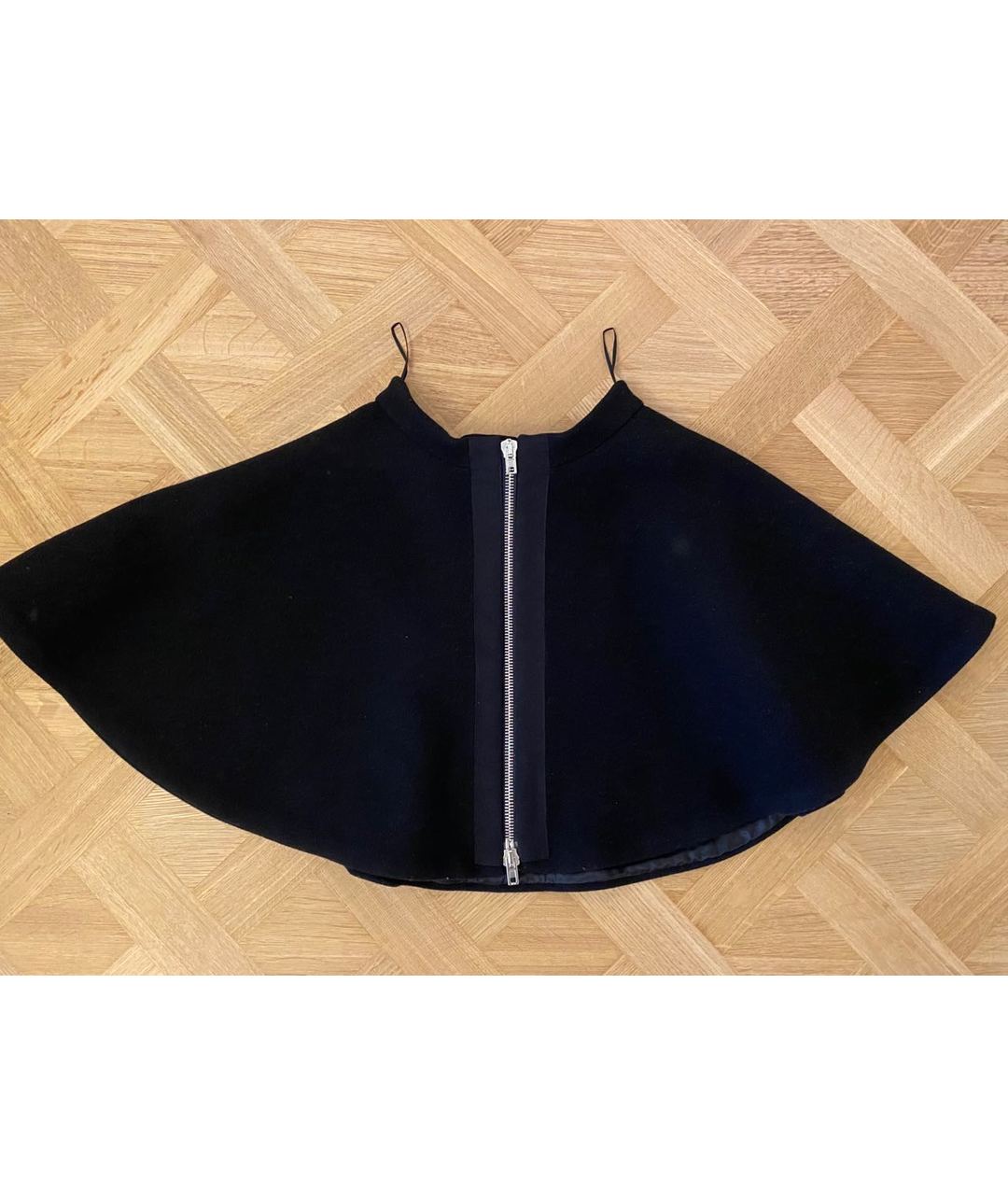 MIU MIU Темно-синяя юбка мини, фото 6