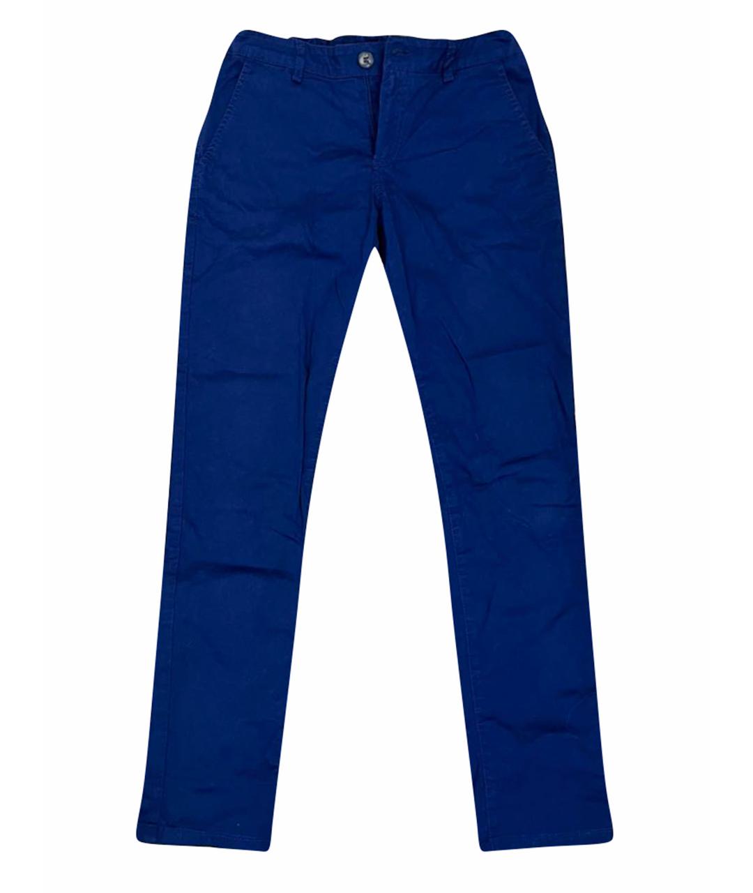 MSGM Синие хлопковые брюки и шорты, фото 1