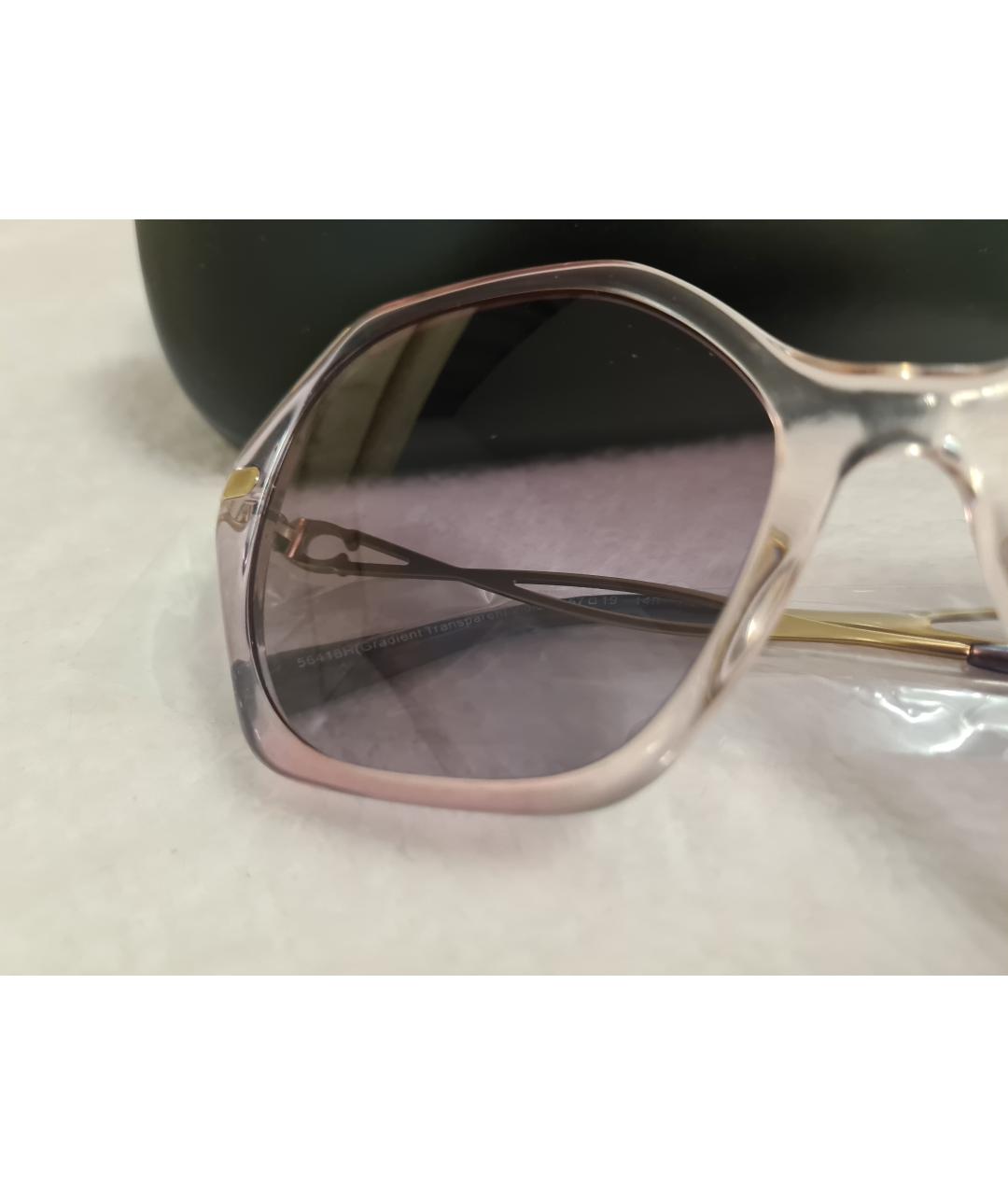 COACH Розовые пластиковые солнцезащитные очки, фото 2
