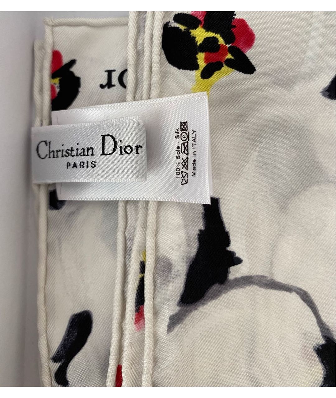CHRISTIAN DIOR PRE-OWNED Мульти шелковый шарф, фото 2