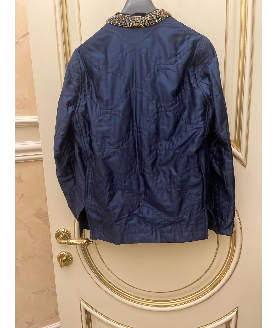 ISABEL MARANT Темно-синий шелковый жакет/пиджак, фото 3