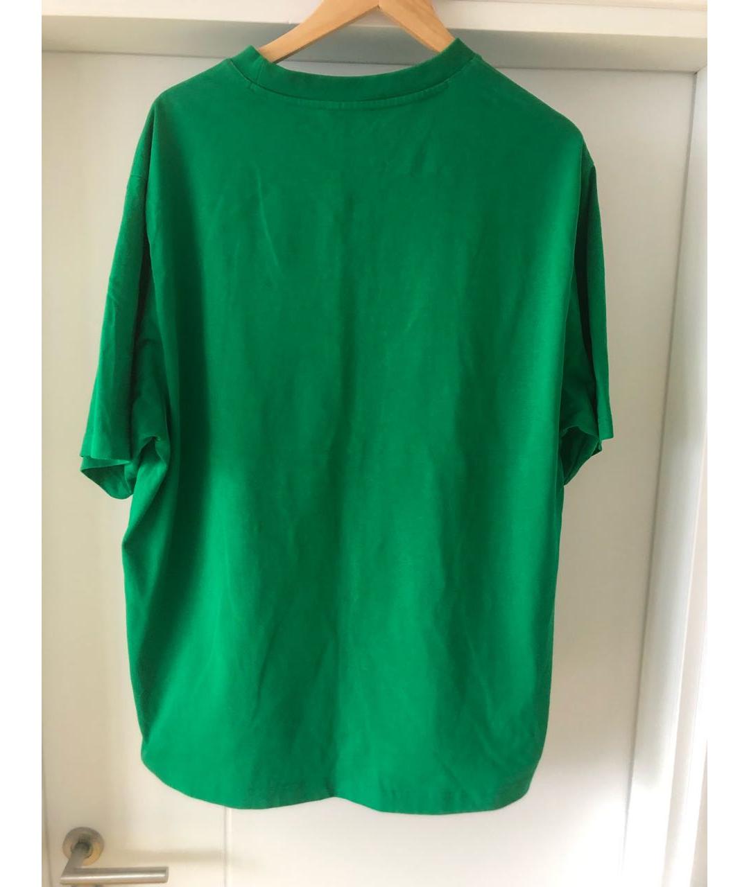 KENZO Зеленая хлопковая футболка, фото 4