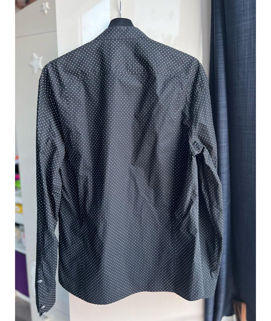 BALMAIN Черная хлопковая кэжуал рубашка, фото 2