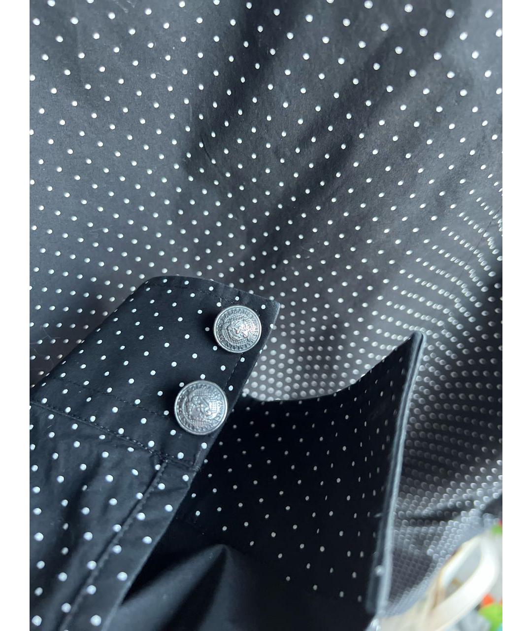 BALMAIN Черная хлопковая кэжуал рубашка, фото 5