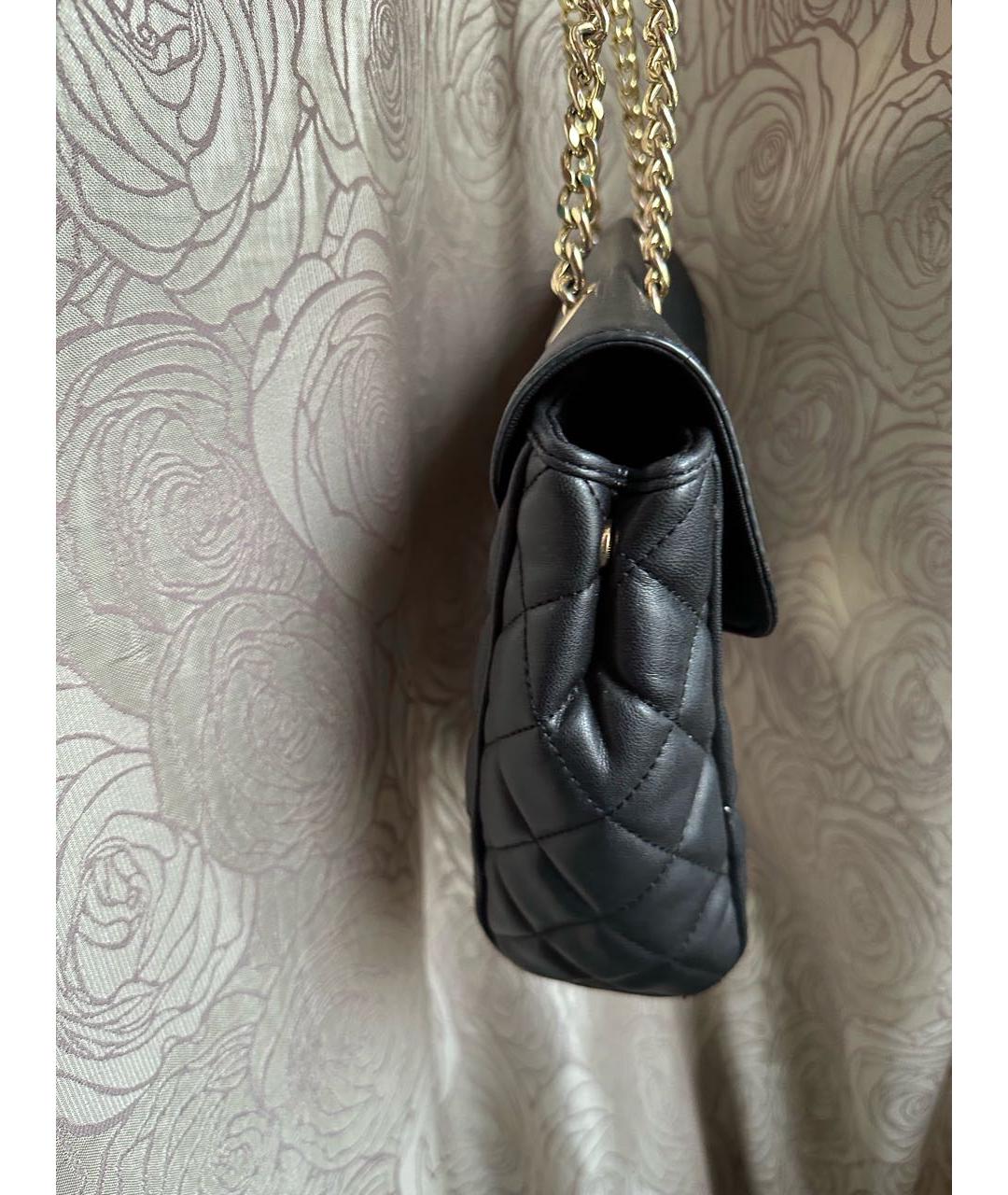 LOVE MOSCHINO Черная сумка через плечо из искусственной кожи, фото 6