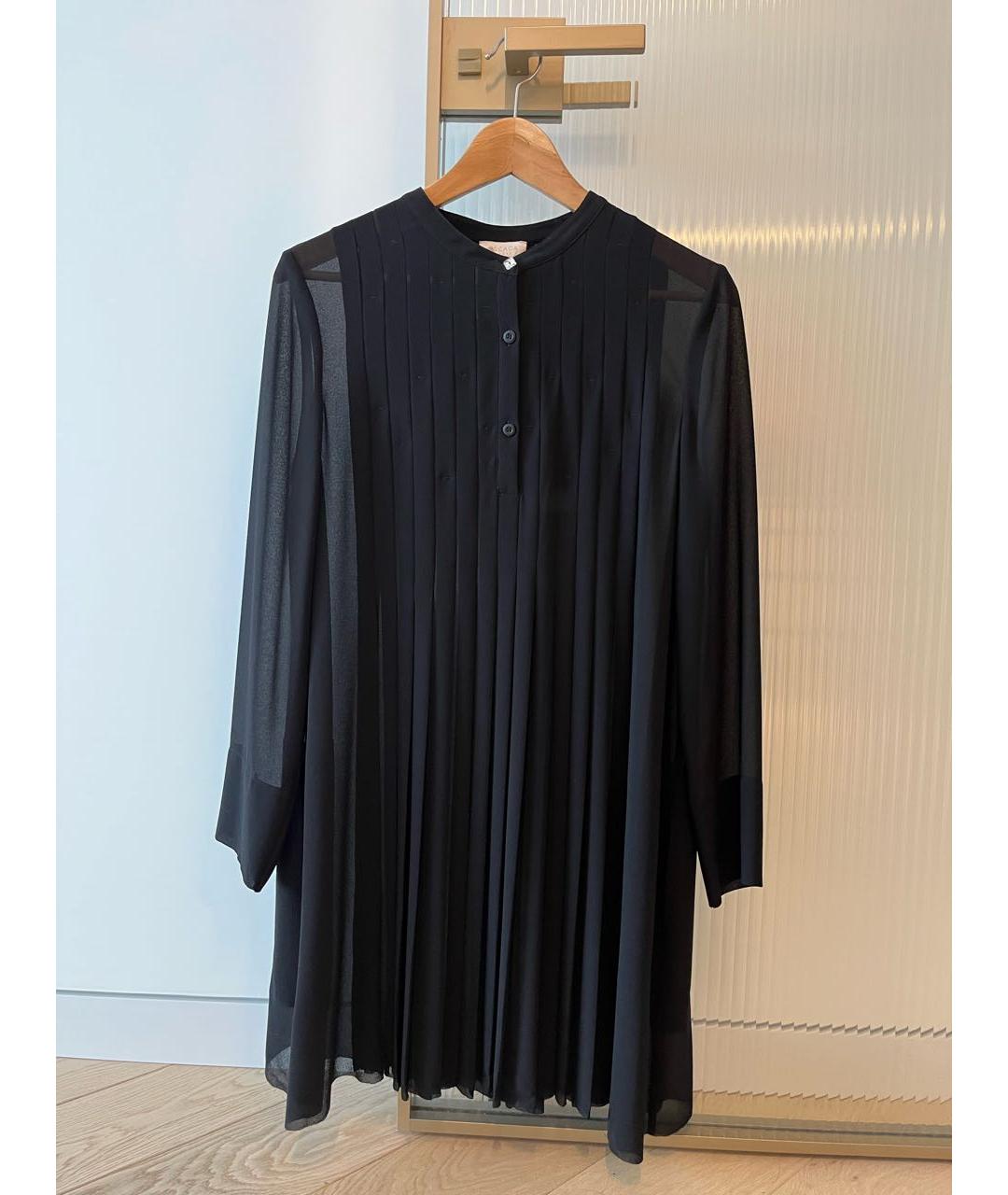 ESCADA Черная вискозная блузы, фото 6