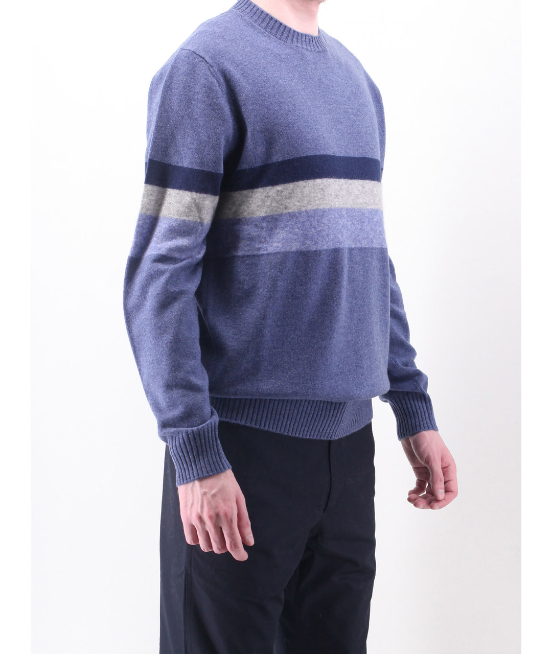 LORO PIANA Голубой кашемировый джемпер / свитер, фото 2