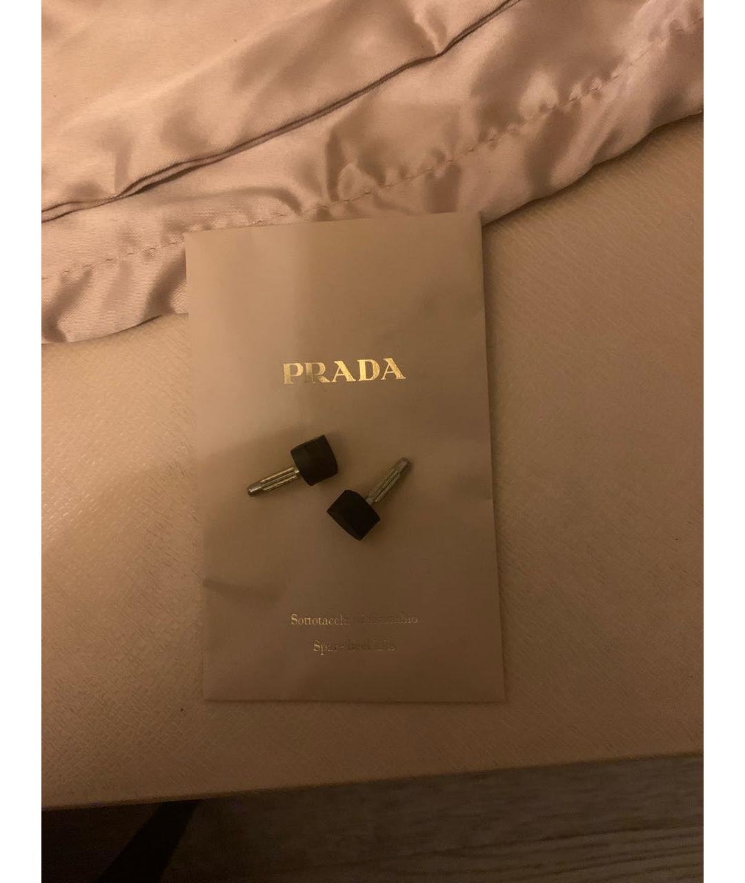 PRADA Серые кожаные туфли, фото 6