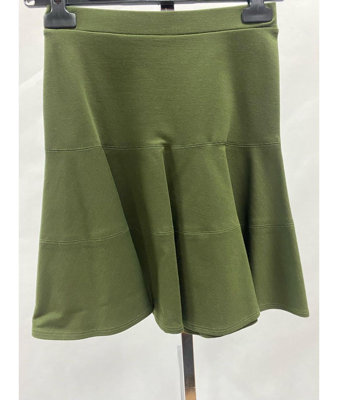 PLEIN SUD Зеленая юбка мини, фото 2
