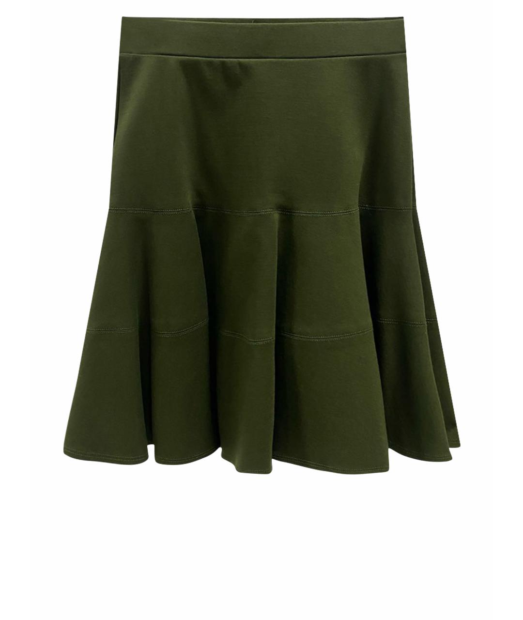PLEIN SUD Зеленая юбка мини, фото 1
